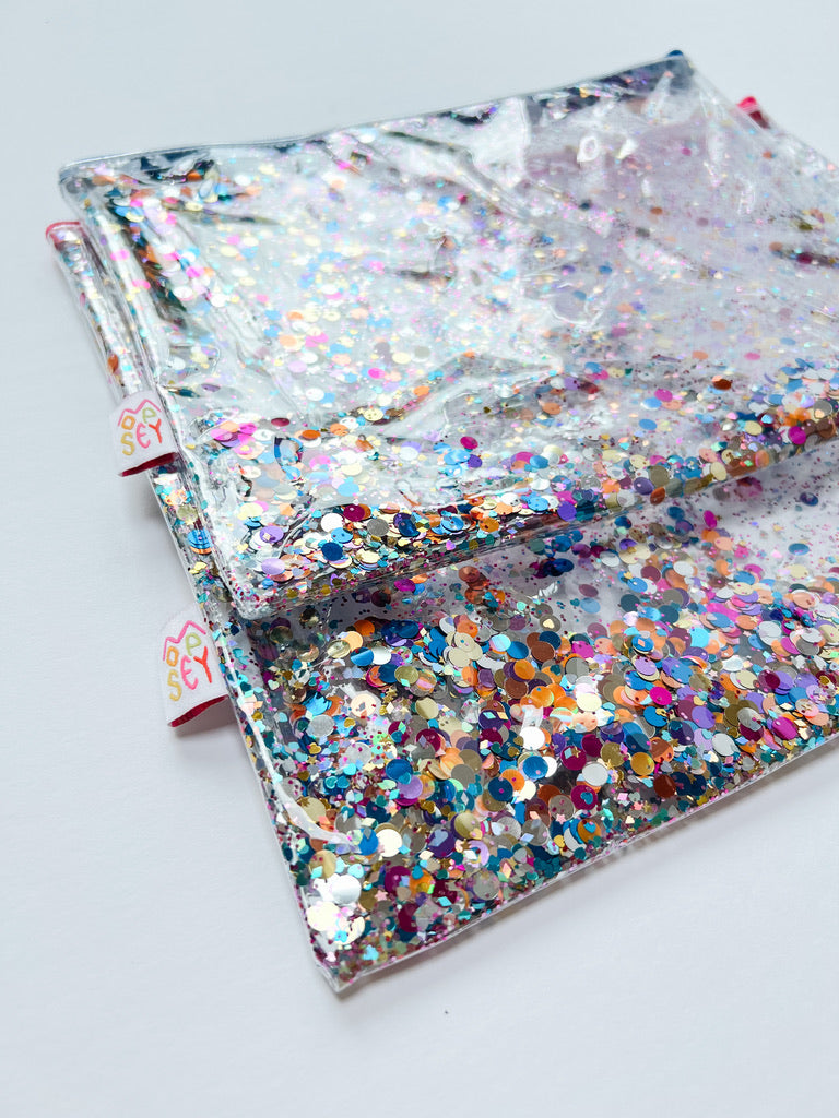 Large Glitter Project Bag
