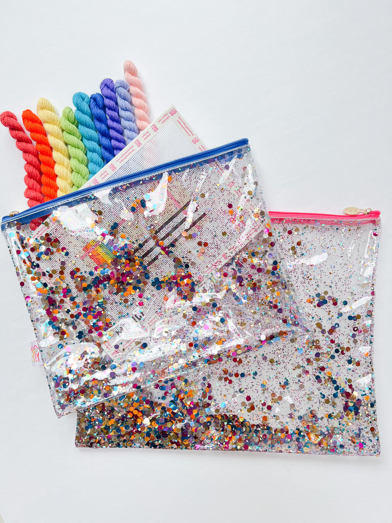 Large Glitter Project Bag