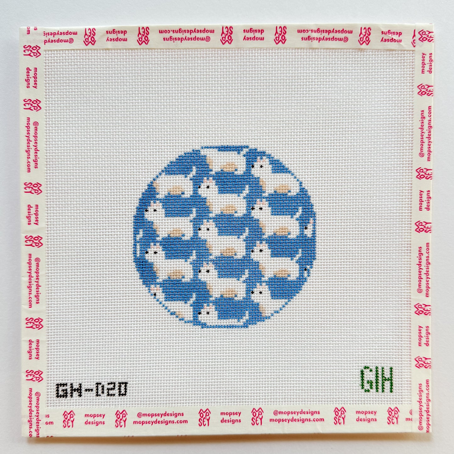 Green Heart Needlepoint: West Highland Terrier