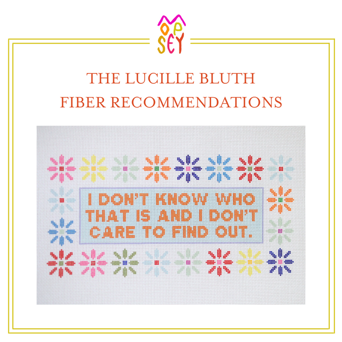 The Lucille Bluth Fiber Recommendations