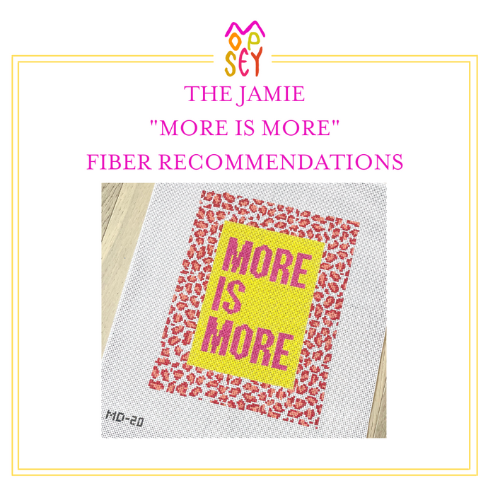 The Jamie (More is More) Fiber Recommendations