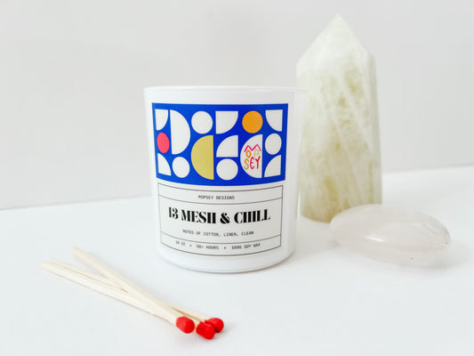 13 Mesh and Chill Candle