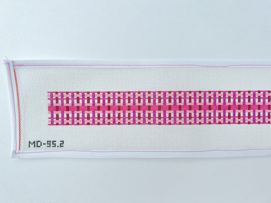 Pink Woven Purse Strap