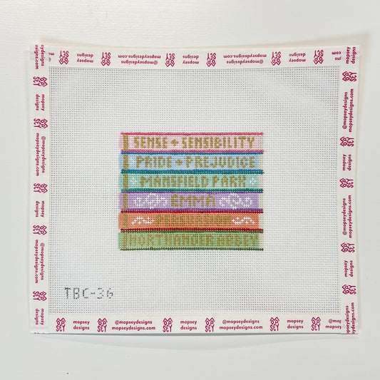 The Book Canvas: Jane Austen Book Stack