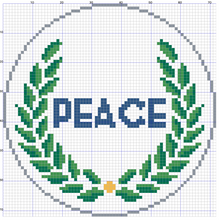 Load image into Gallery viewer, Charts for Charity 2021 - &quot;Peace&quot; chart
